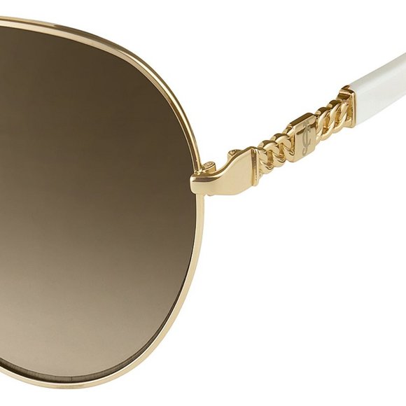 Juicy Couture Aviator Women Light Gold Metal Frame - Picture 3 of 3